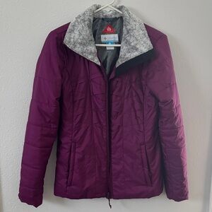 Columbia Women's Plum Puffer Omni-Heat Fleece-Lined Collar Jacket